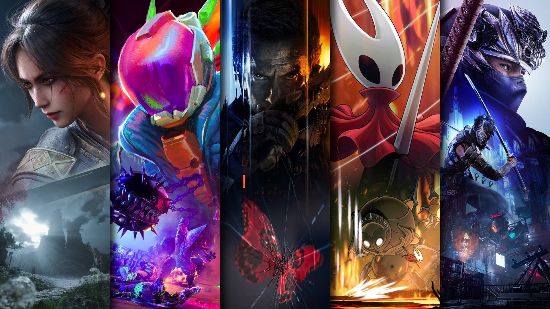 Collage composed of poster images of upcoming releases